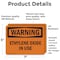 Signmission Ethylene Oxide In Use OSHA Warning Sign, Vinyl Decal, 7in W x 5in L, 2PK OS-2PACK-WS-D-57-L-12601 - alternate 4